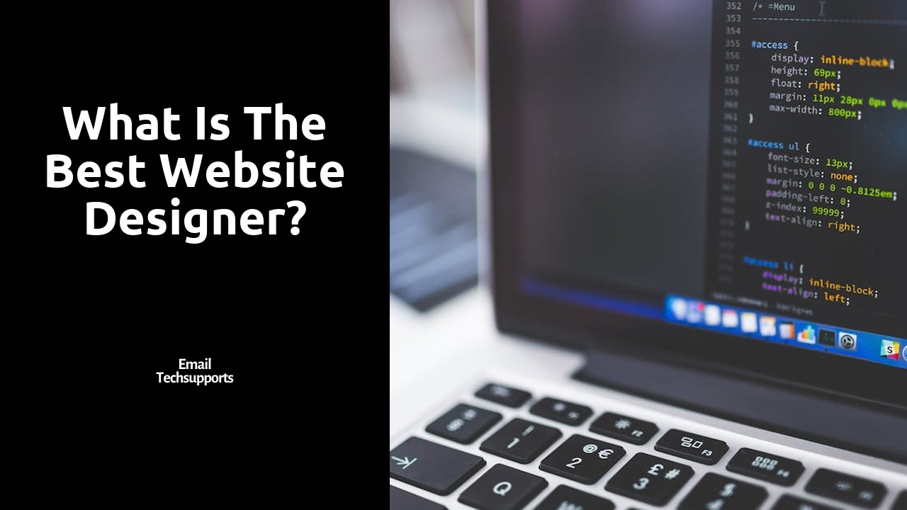 What is the best website designer?